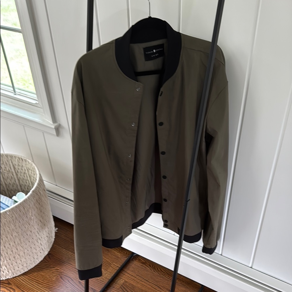 Olive Green Bomber Jacket